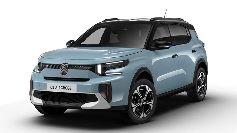 C3 Aircross Monte Carlo kék tesztautó